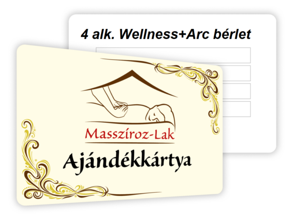 4 alkalmas Wellness+Arc masszázs bérlet